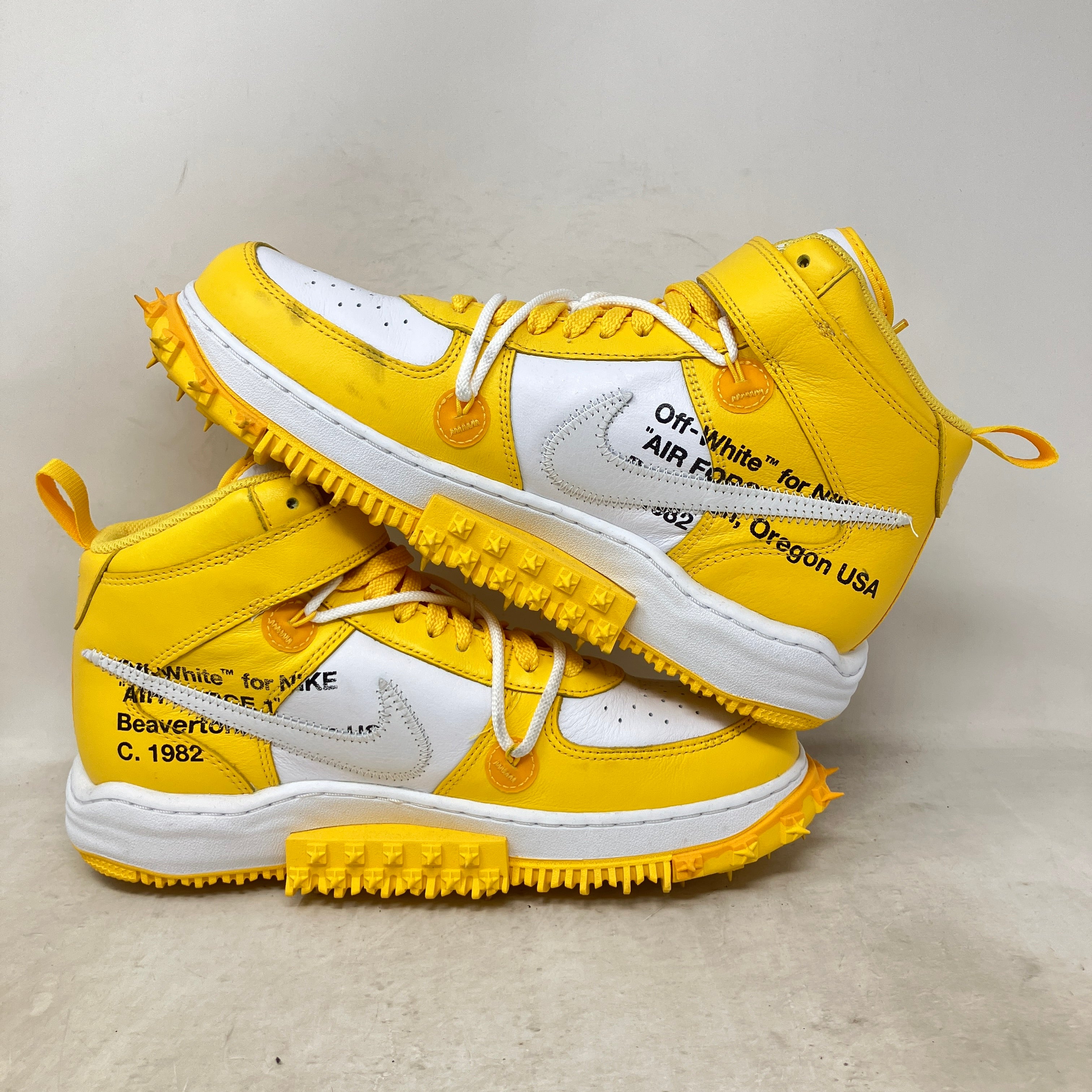 Nike Air Force 1 Mid SP Off-White Varsity Maize