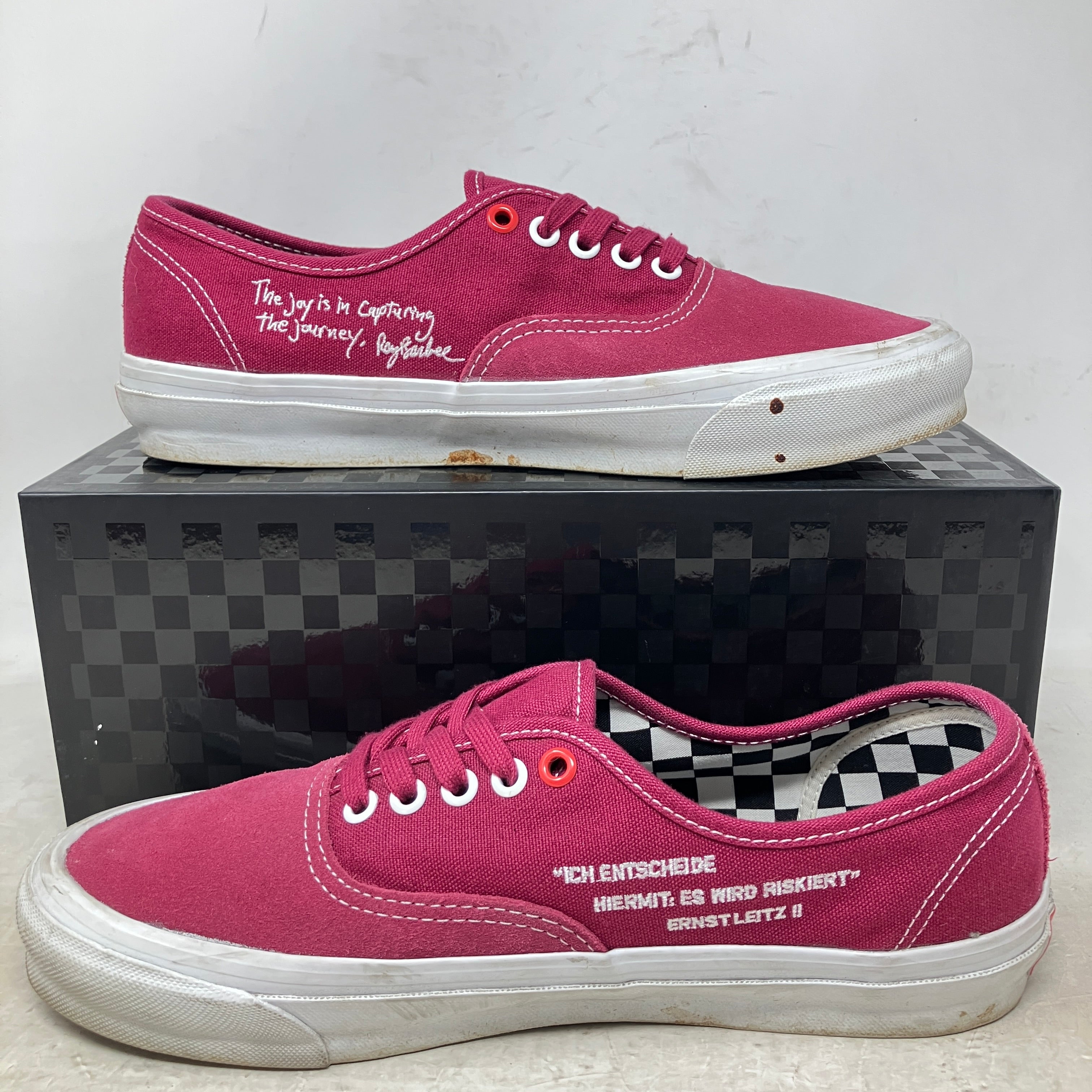 Vans OG Authentic LX Ray Barbee Leica Red