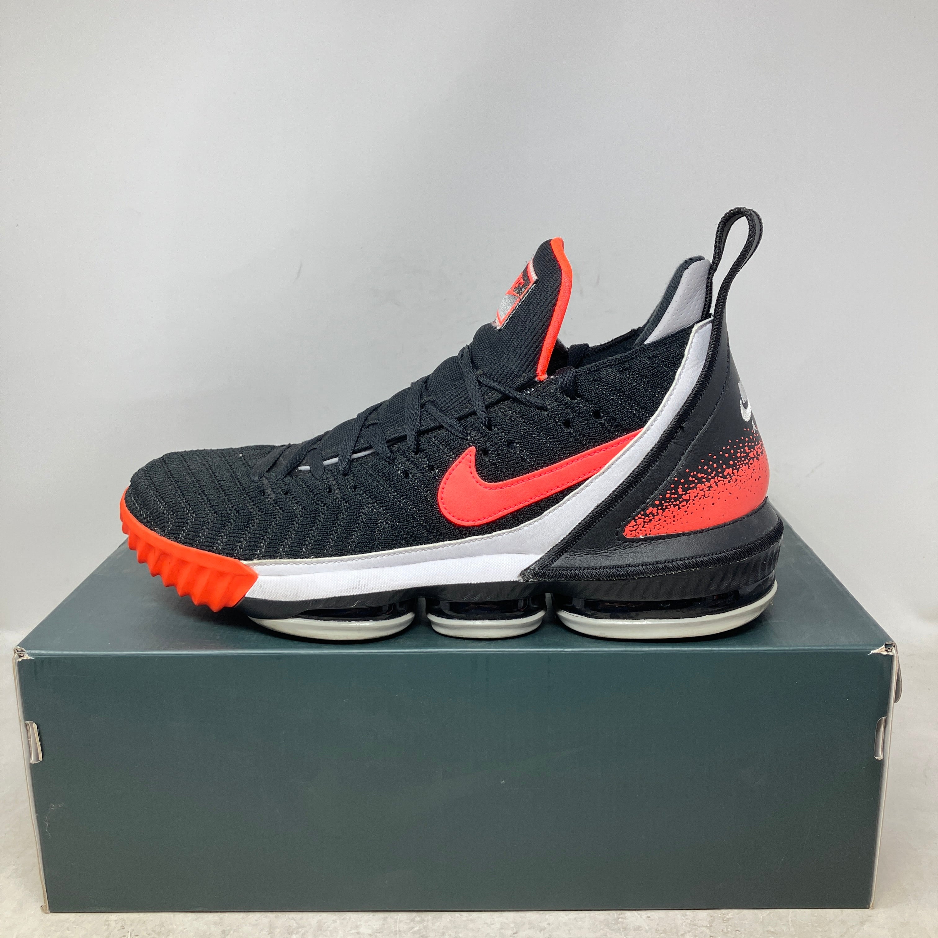 Nike LeBron 16 Black Hot Lava