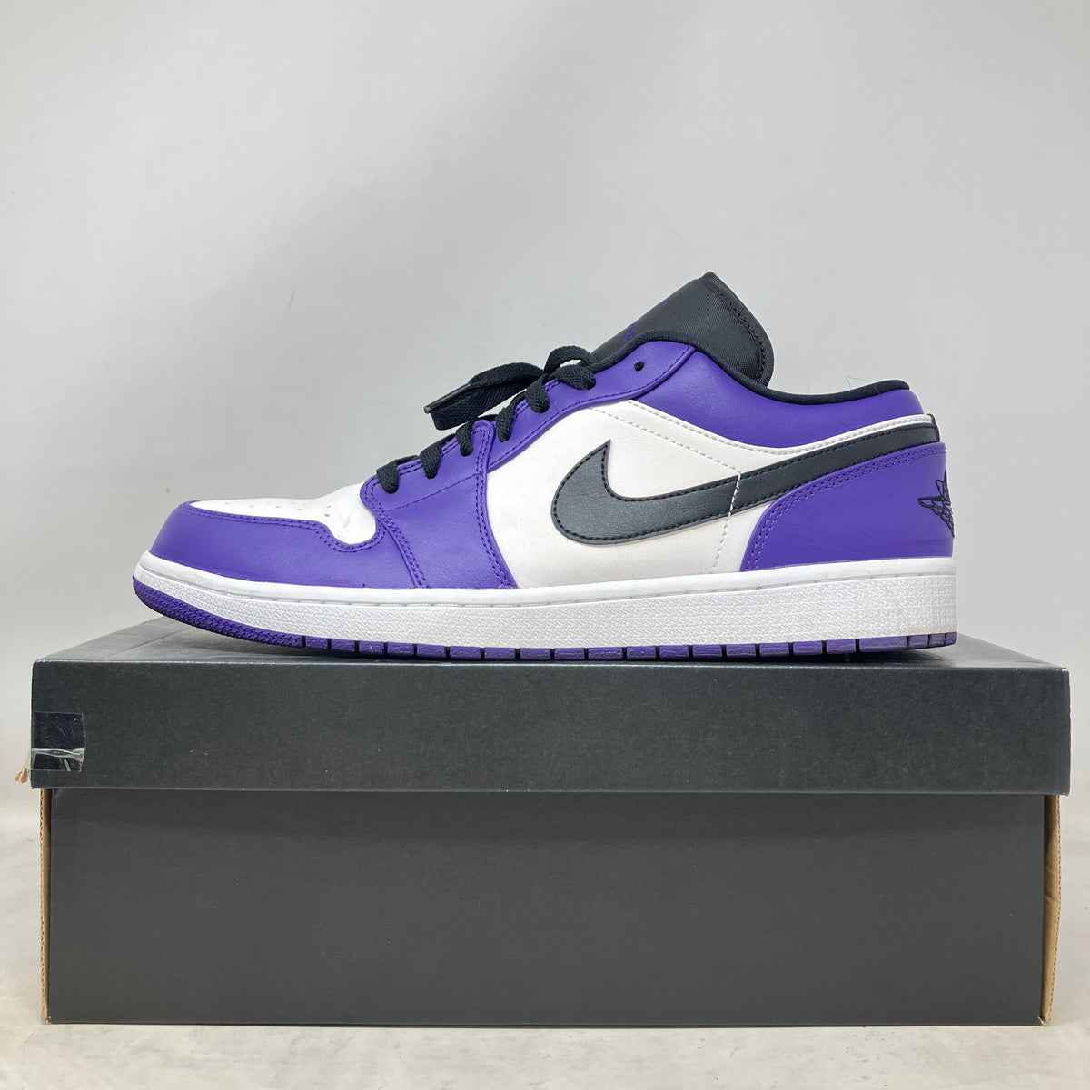 Jordan 1 Low Court Purple White