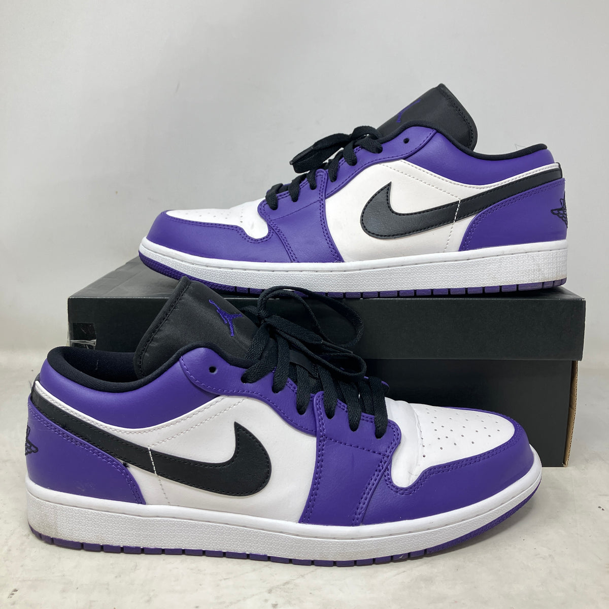 Jordan 1 Low Court Purple White