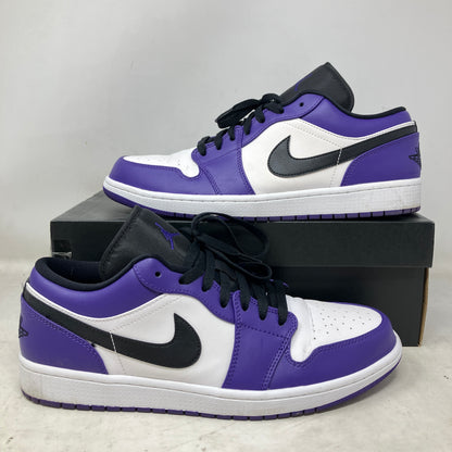 Jordan 1 Low Court Purple White