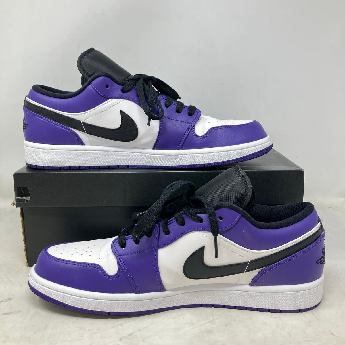 Jordan 1 Low Court Purple White
