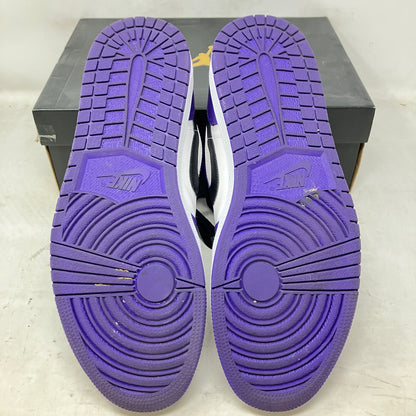 Jordan 1 Low Court Purple White