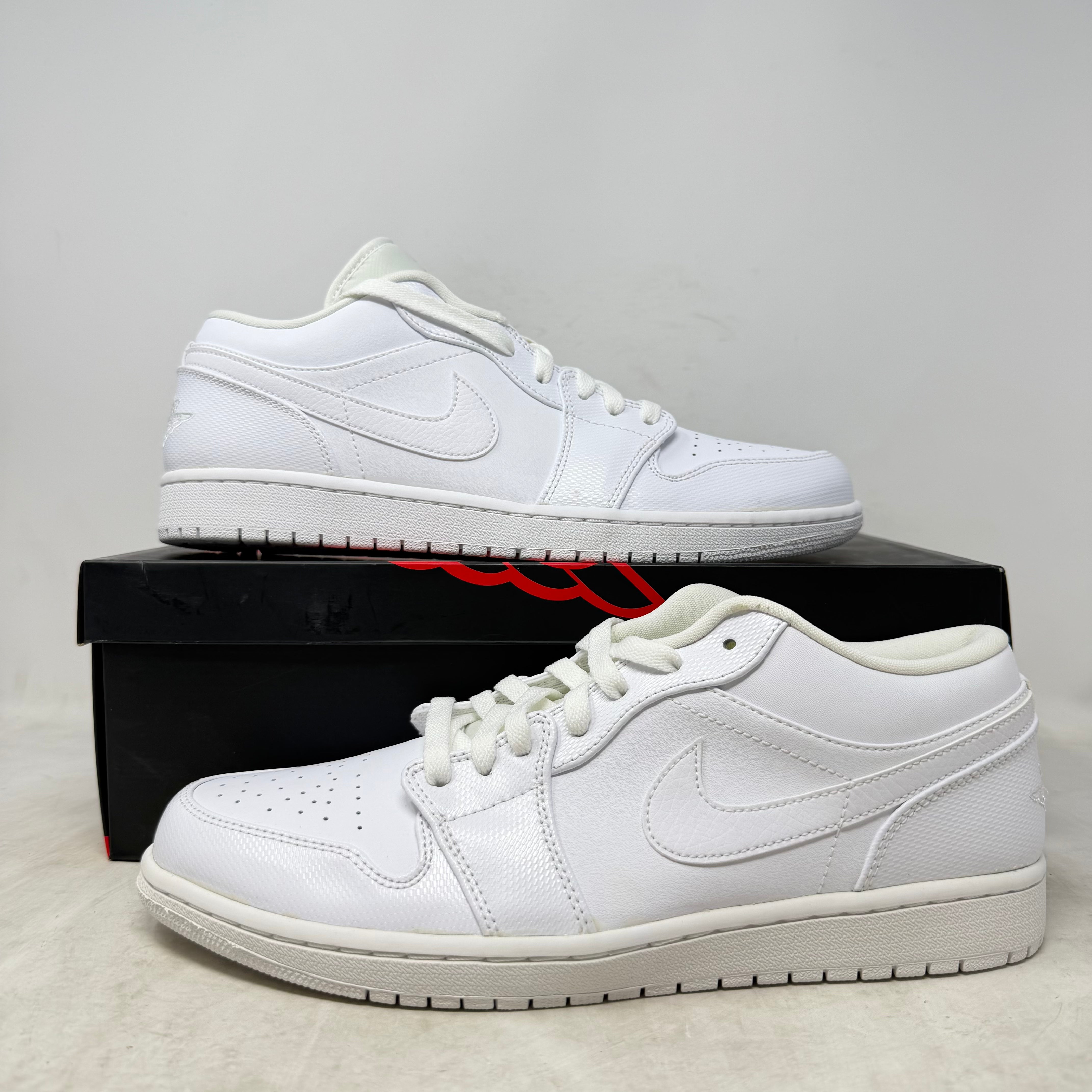 Jordan 1 Low Triple White (2014)