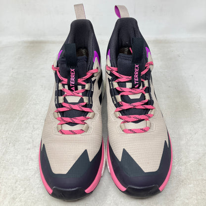 adidas Terrex Free Hiker 2.0 Gore-Tex Wonder Beige Pink Fusion Aurora Black (Women's)