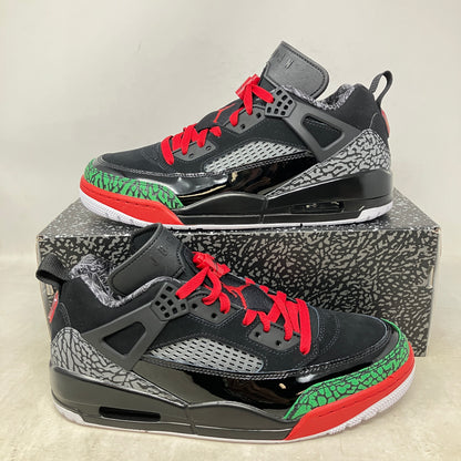 Jordan Spizike Low Black Classic Green White Varsity Red