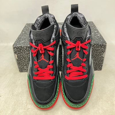 Jordan Spizike Low Black Classic Green White Varsity Red