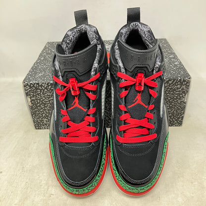 Jordan Spizike Low Black Classic Green White Varsity Red