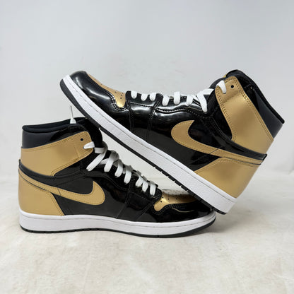 Jordan 1 Retro High NRG Patent Gold Toe