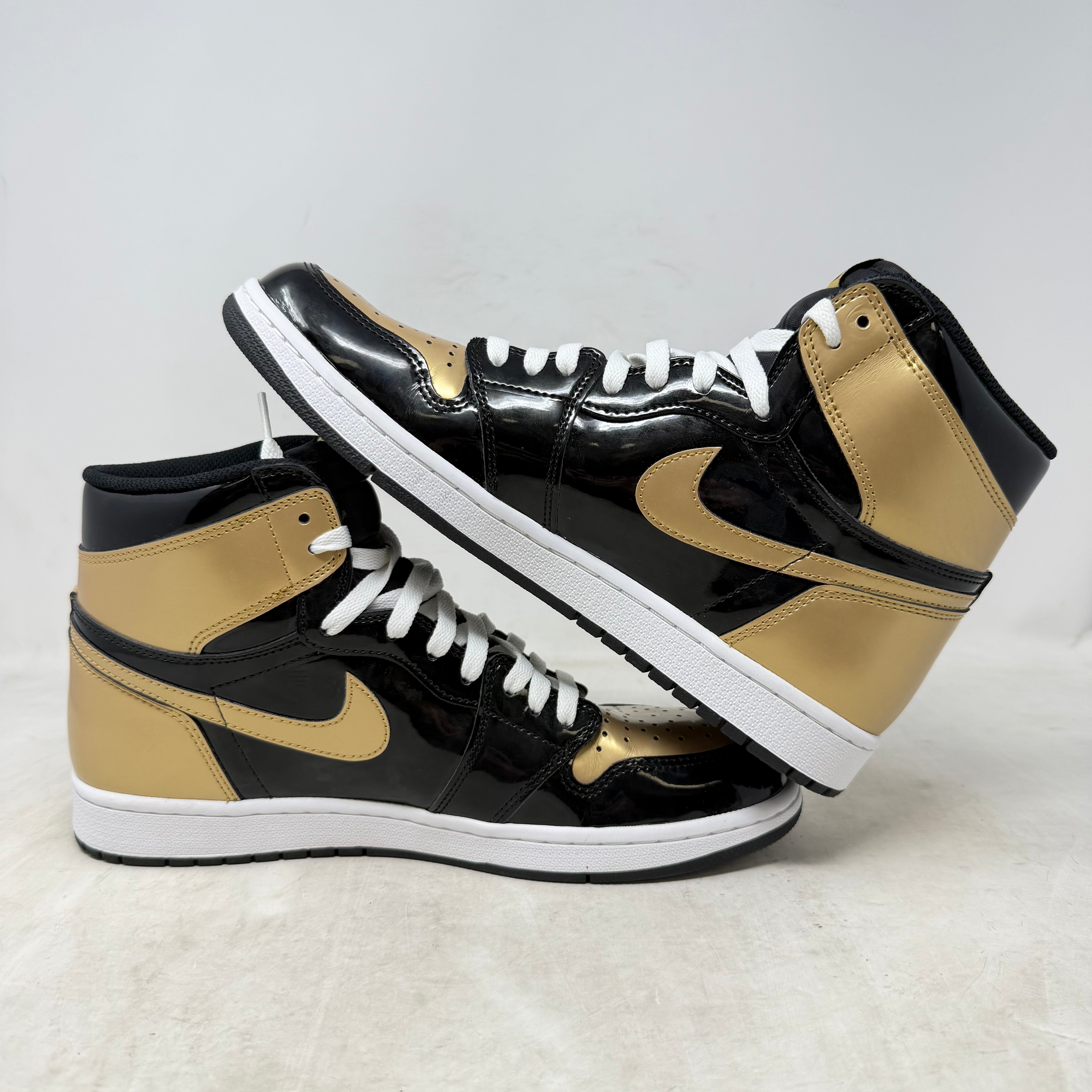 Jordan 1 Retro High NRG Patent Gold Toe