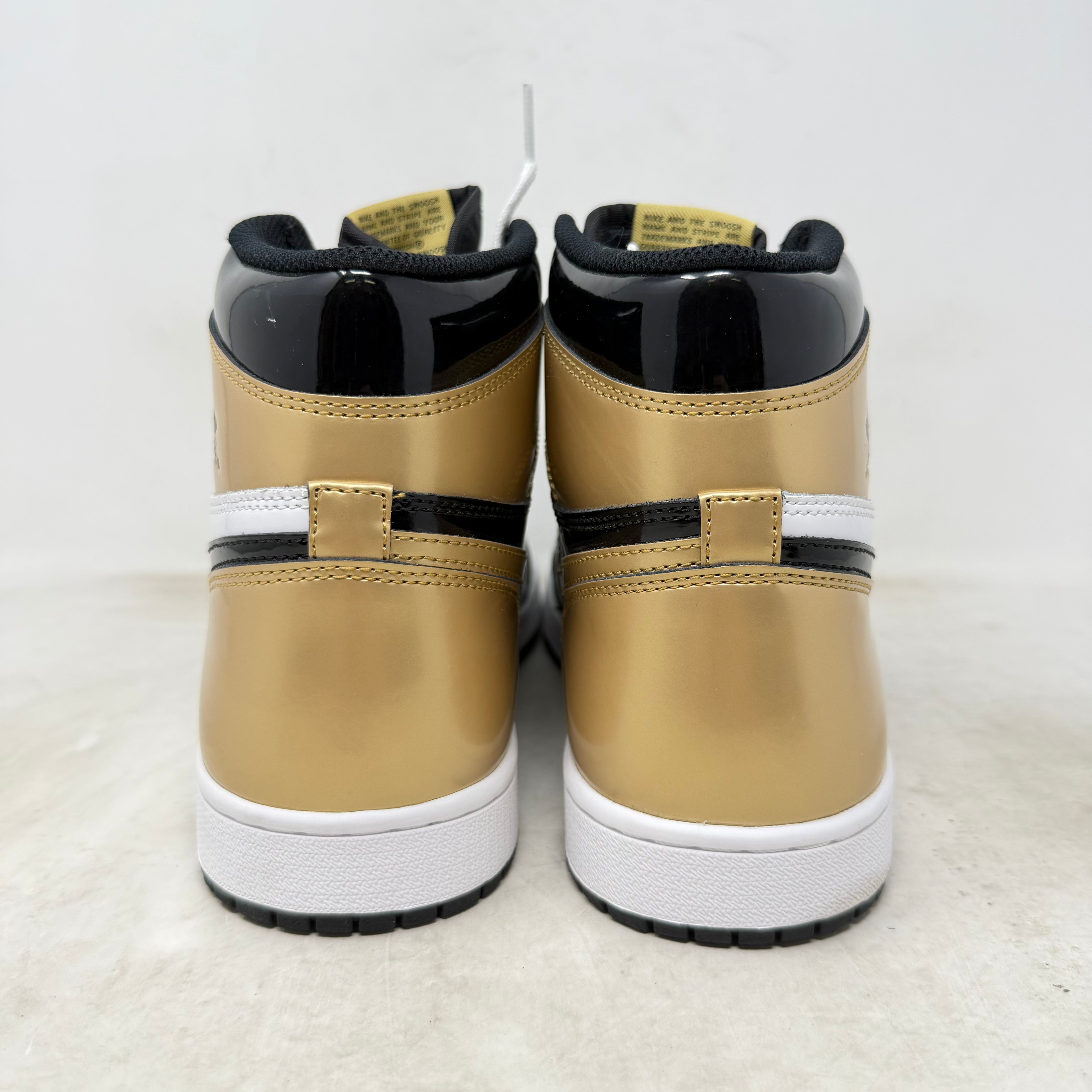 Jordan 1 Retro High NRG Patent Gold Toe