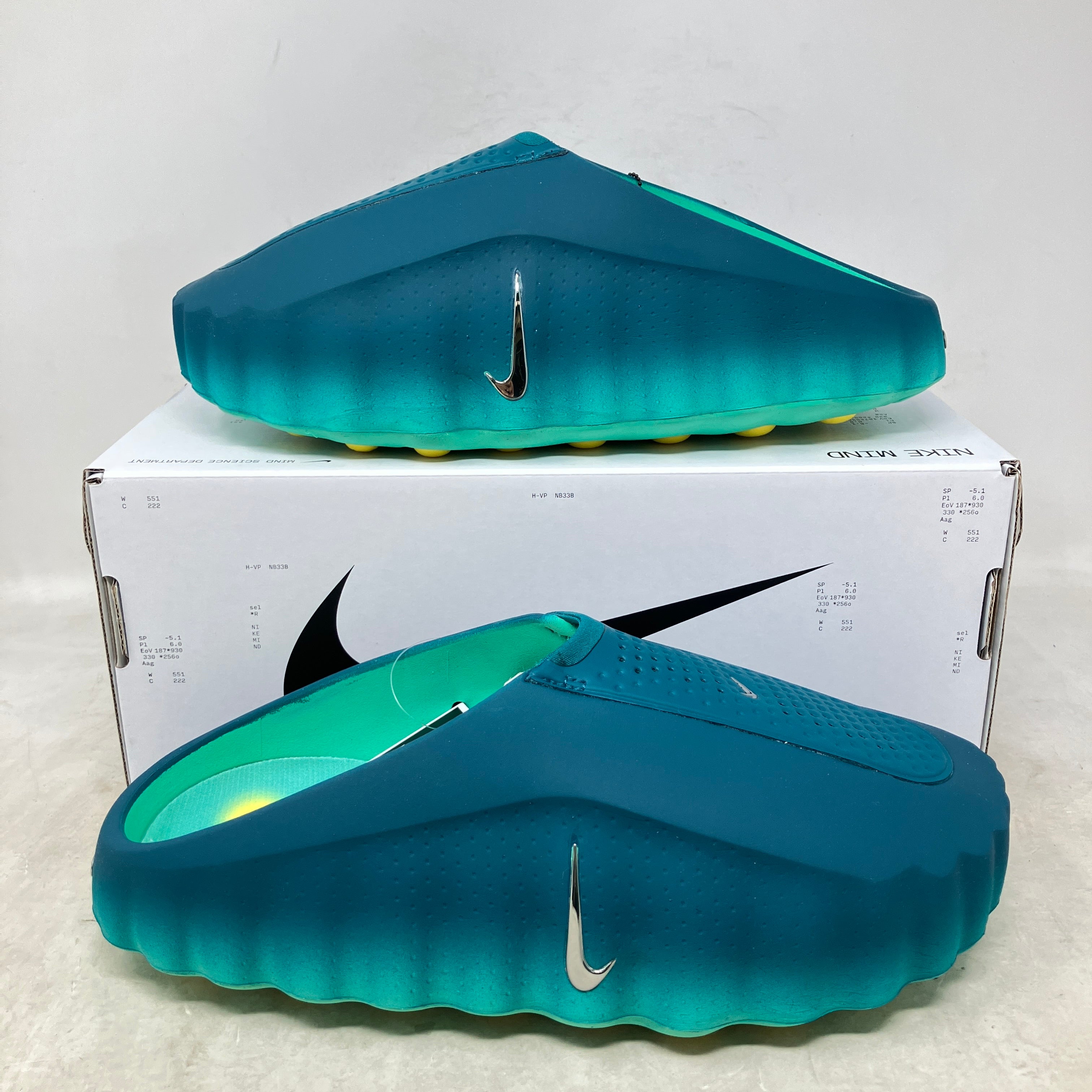 Nike Mind 001 Slide Geode Teal Light Menta
