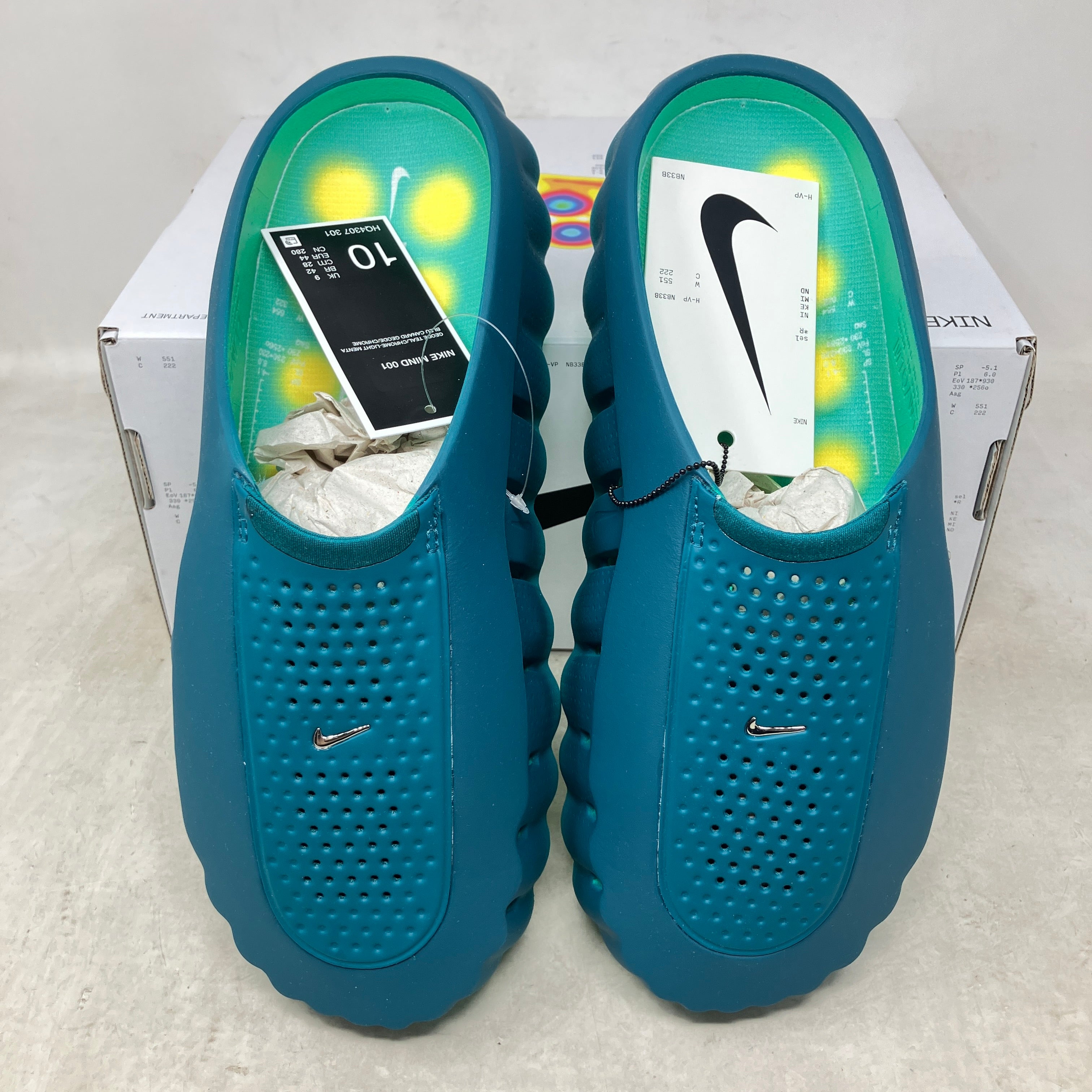 Nike Mind 001 Slide Geode Teal Light Menta