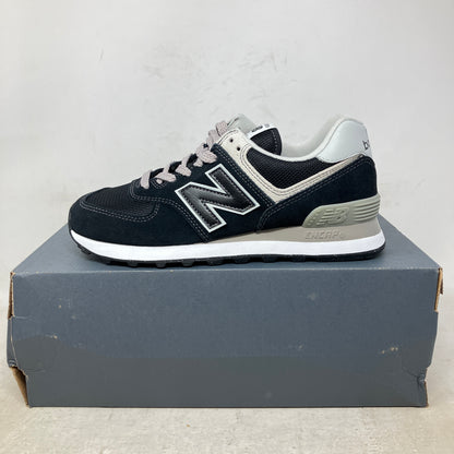 New Balance 574 Black Grey (Women's)