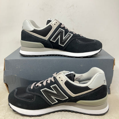 New Balance 574 Black Grey (Women's)