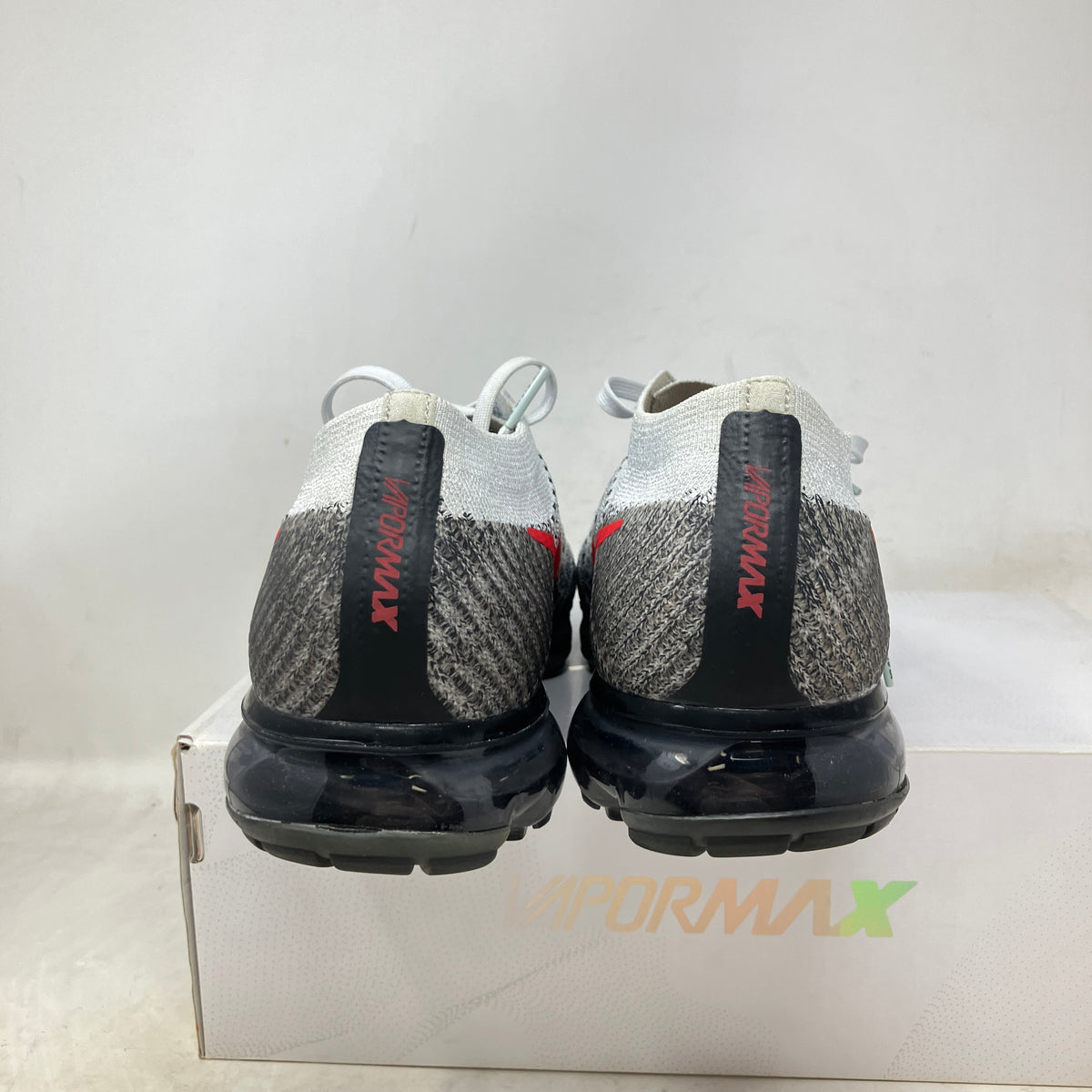 Nike Air VaporMax Platinum Red Black