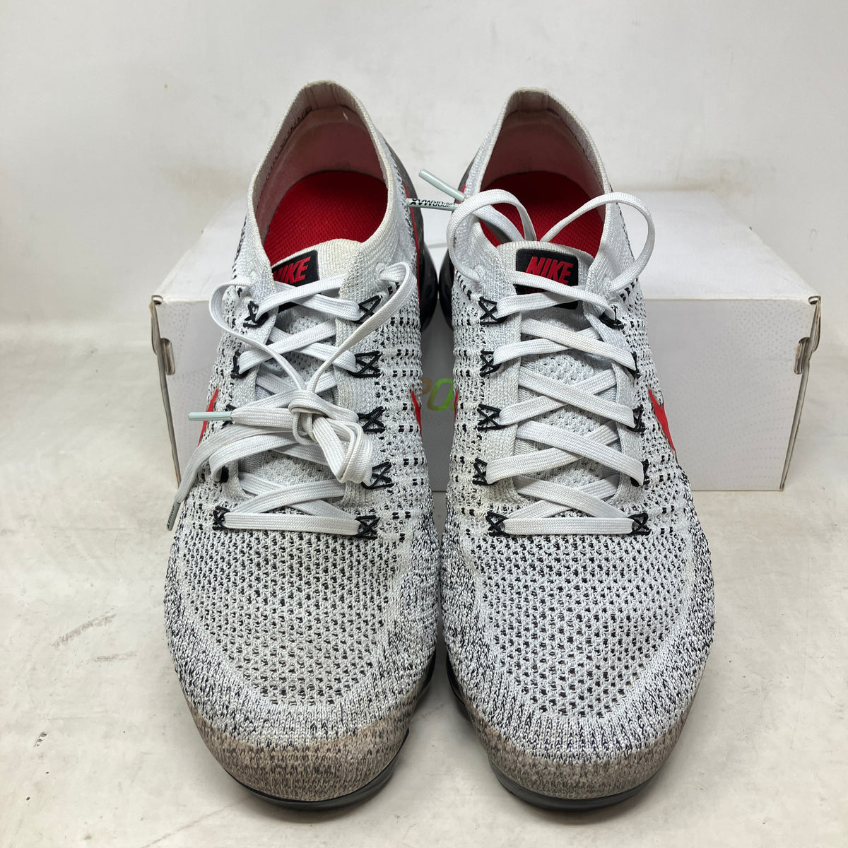 Nike Air VaporMax Platinum Red Black