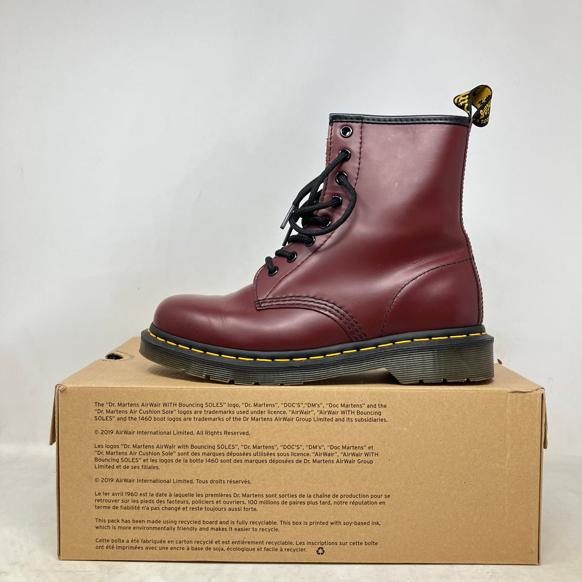 Dr. Martens 1460 Cherry Red Smooth Leather