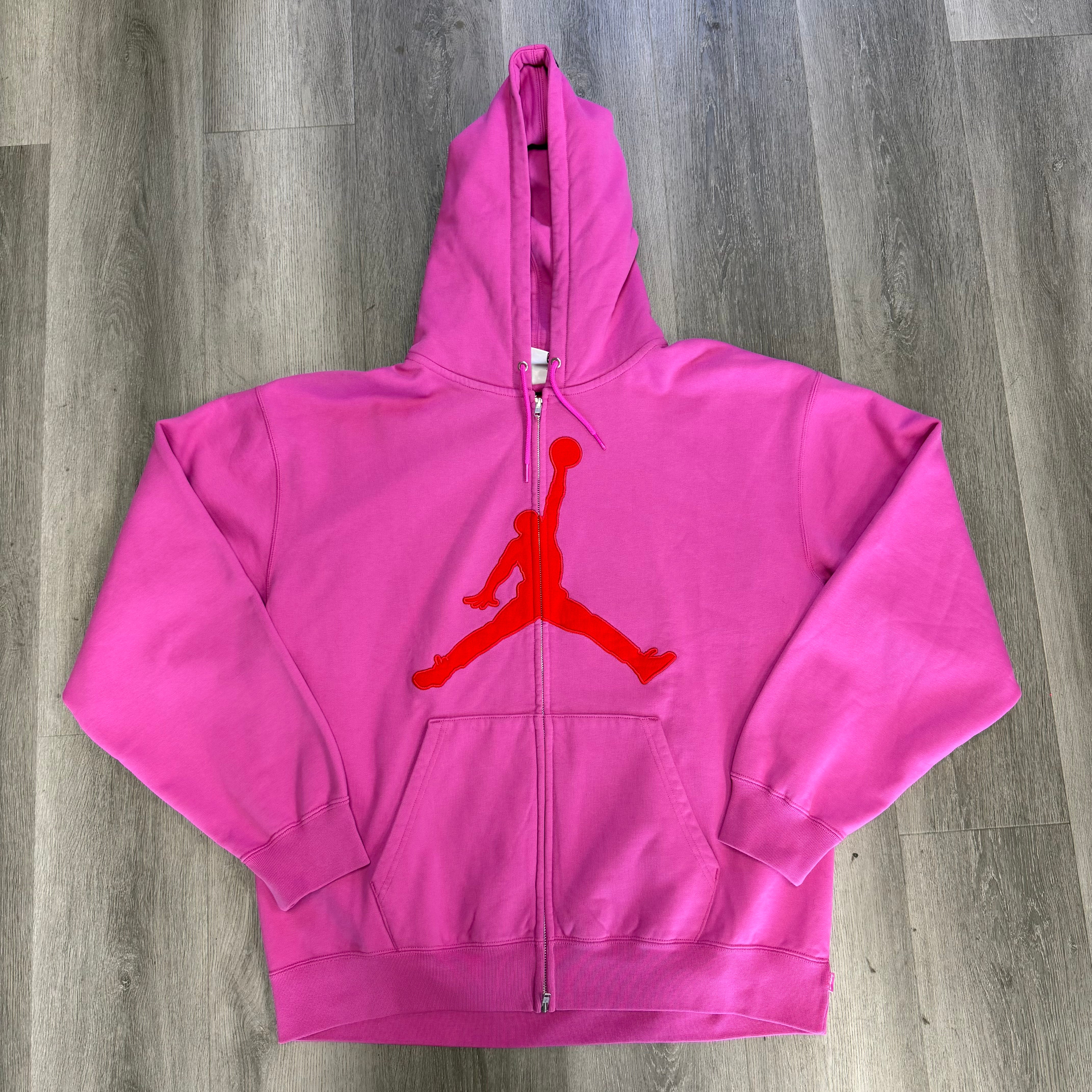 Supreme Jordan Hooded Sweatshirt (SS26) Pink