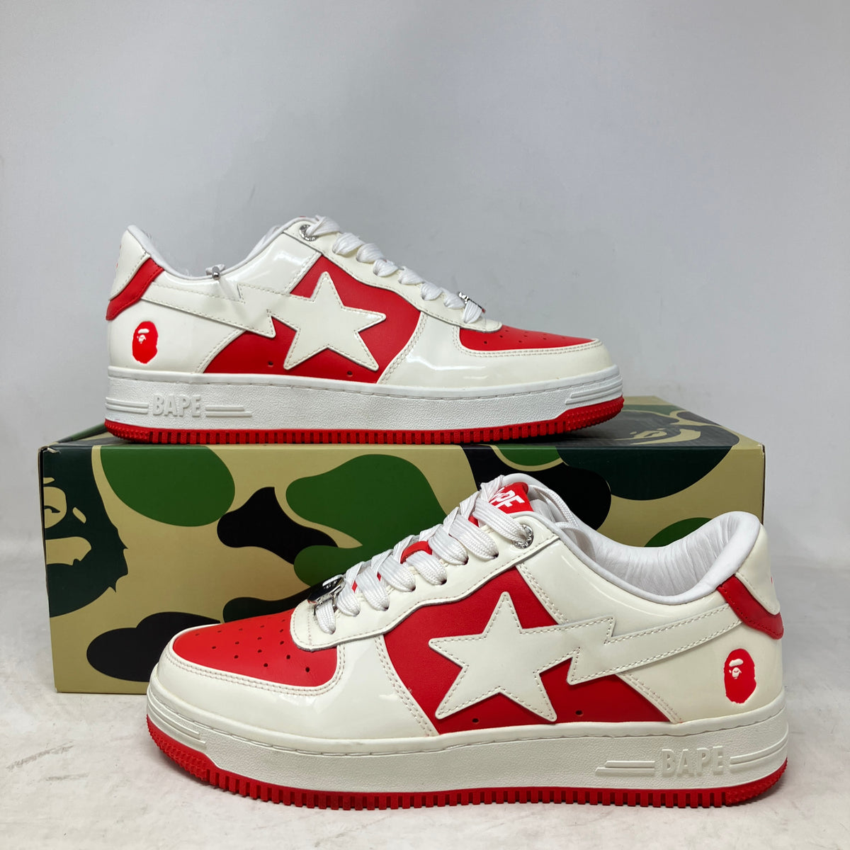A Bathing Ape Bape Sta Low #6 Red