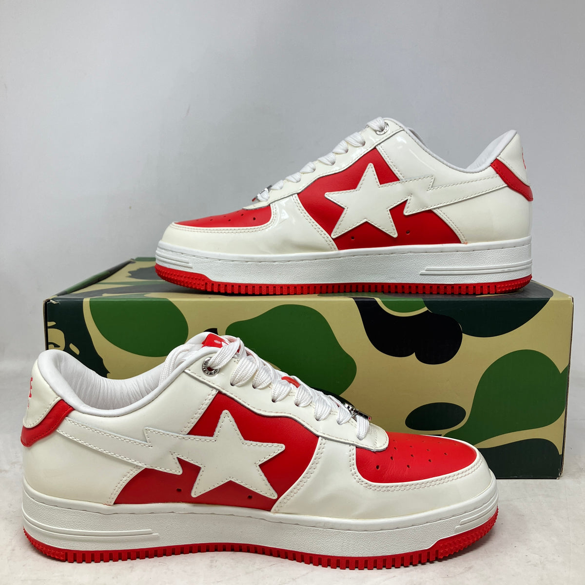 A Bathing Ape Bape Sta Low #6 Red