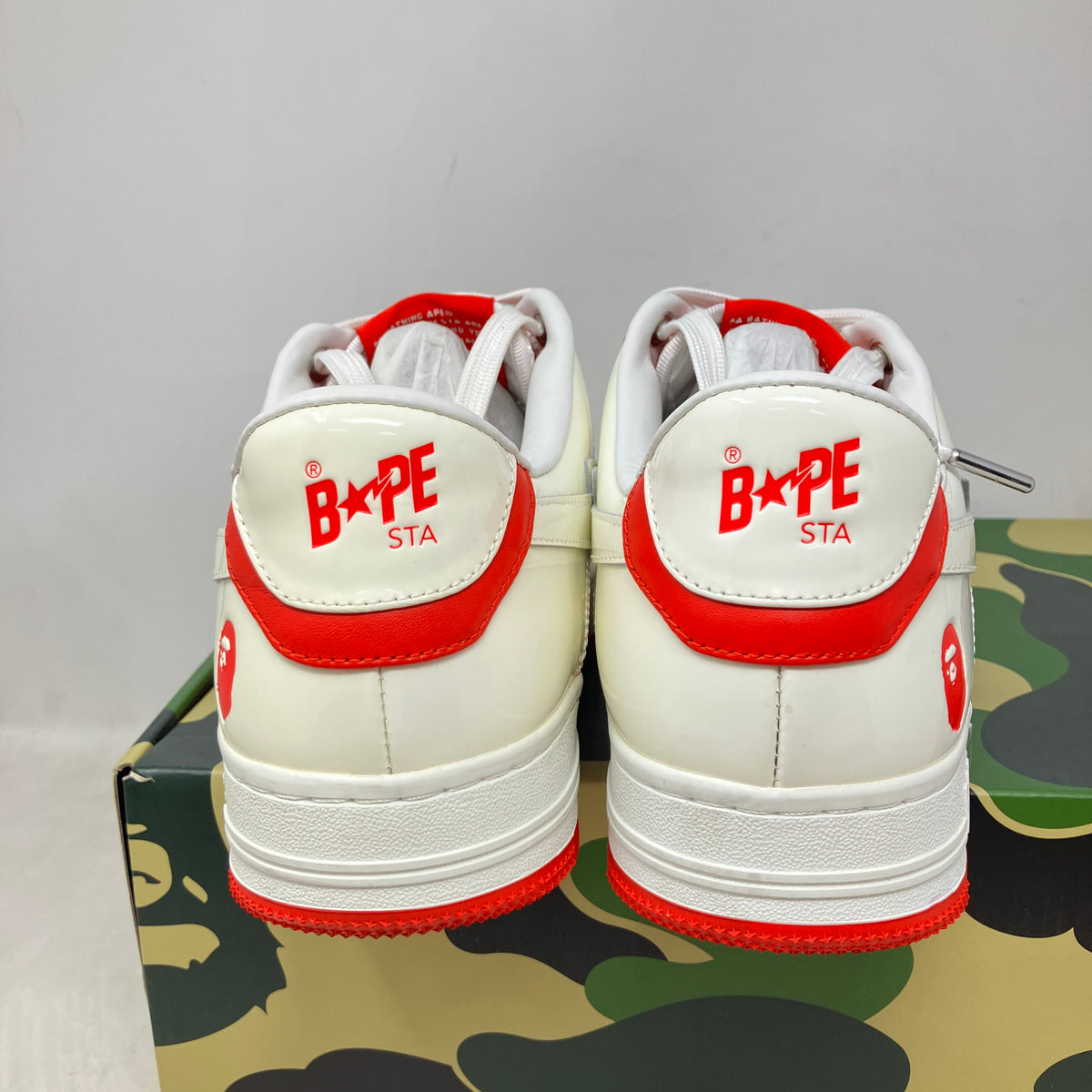 A Bathing Ape Bape Sta Low #6 Red