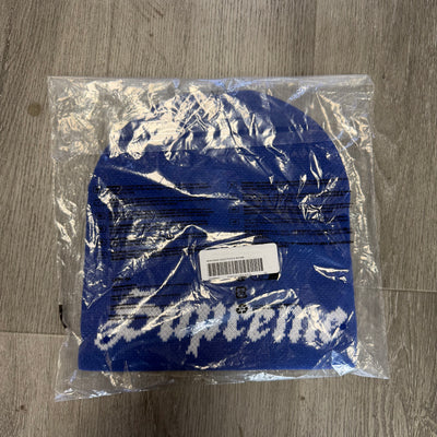 Supreme New Era Ghostface Beanie Blue
