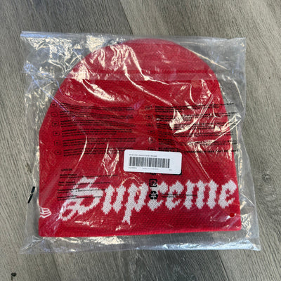 Supreme New Era Ghostface Beanie Red