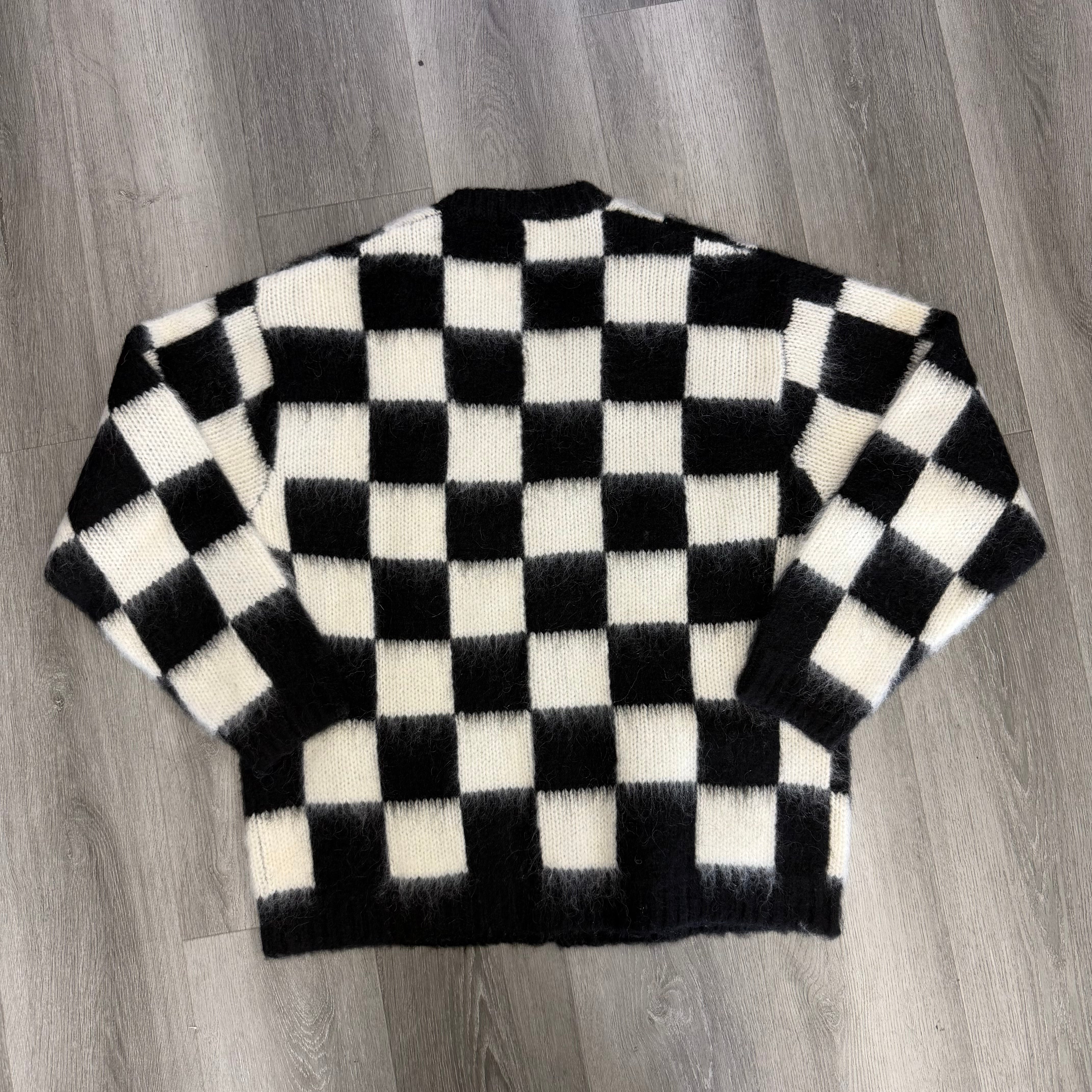 Supreme Checkerboard Cardigan Black