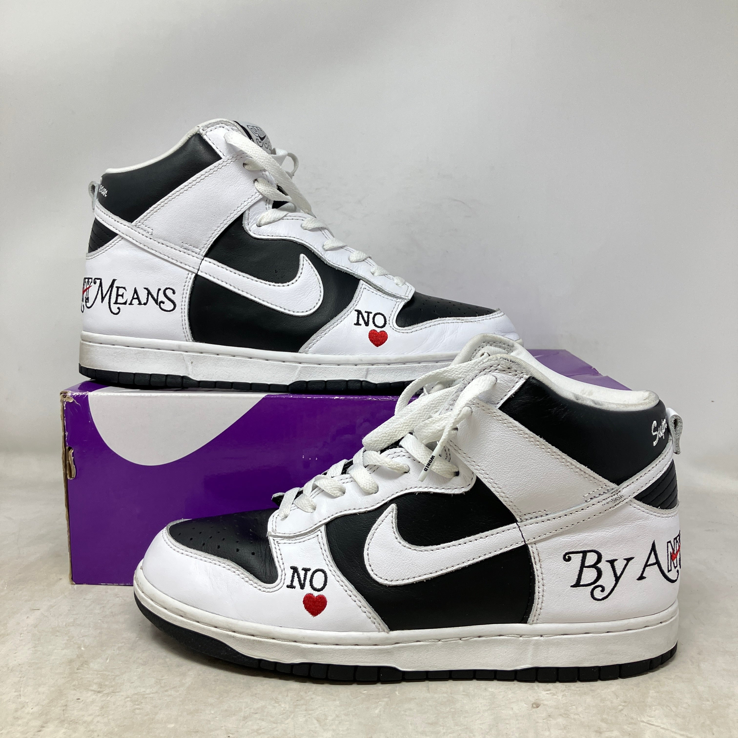 Nike SB Dunk High Supreme By Any Means Black