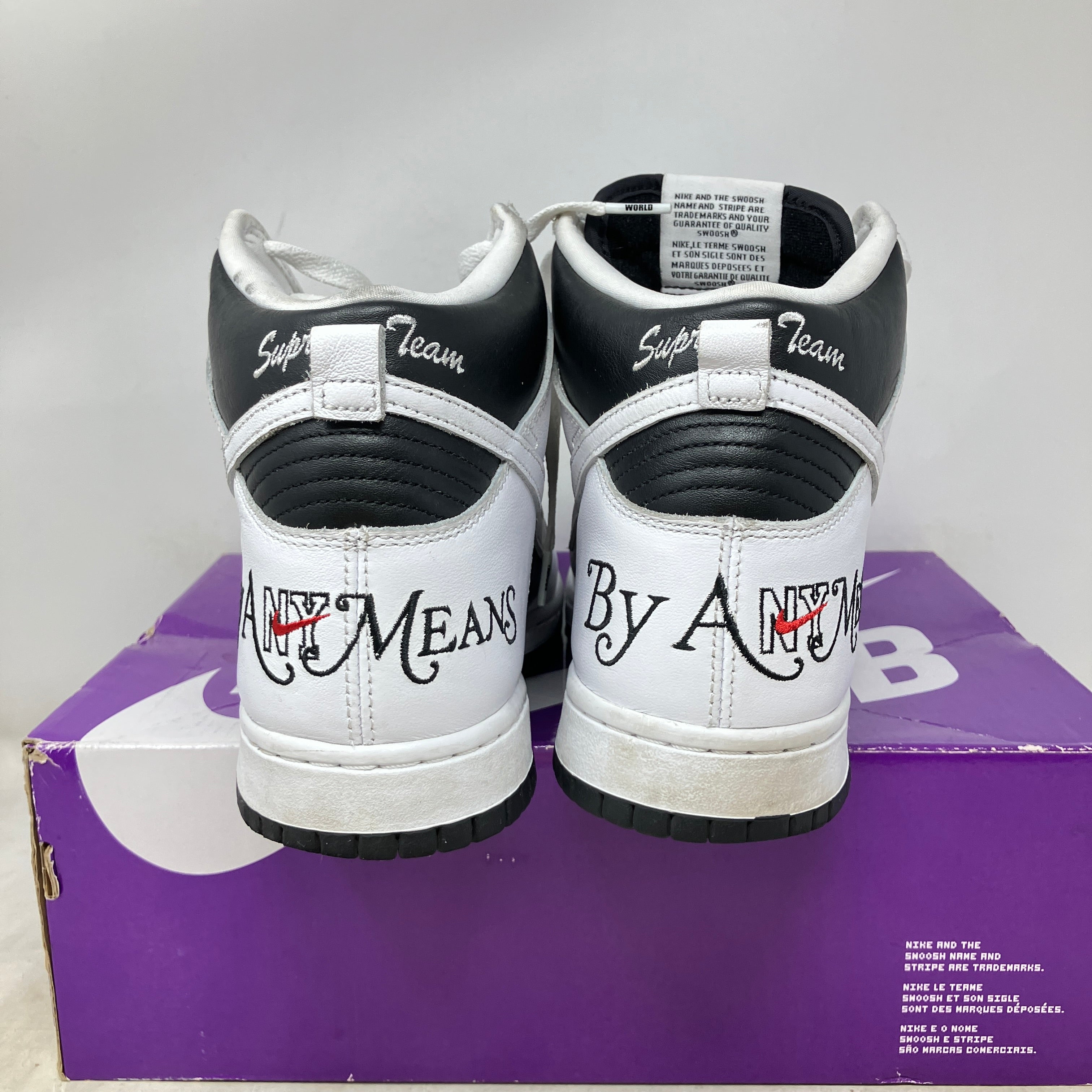 Nike SB Dunk High Supreme By Any Means Black