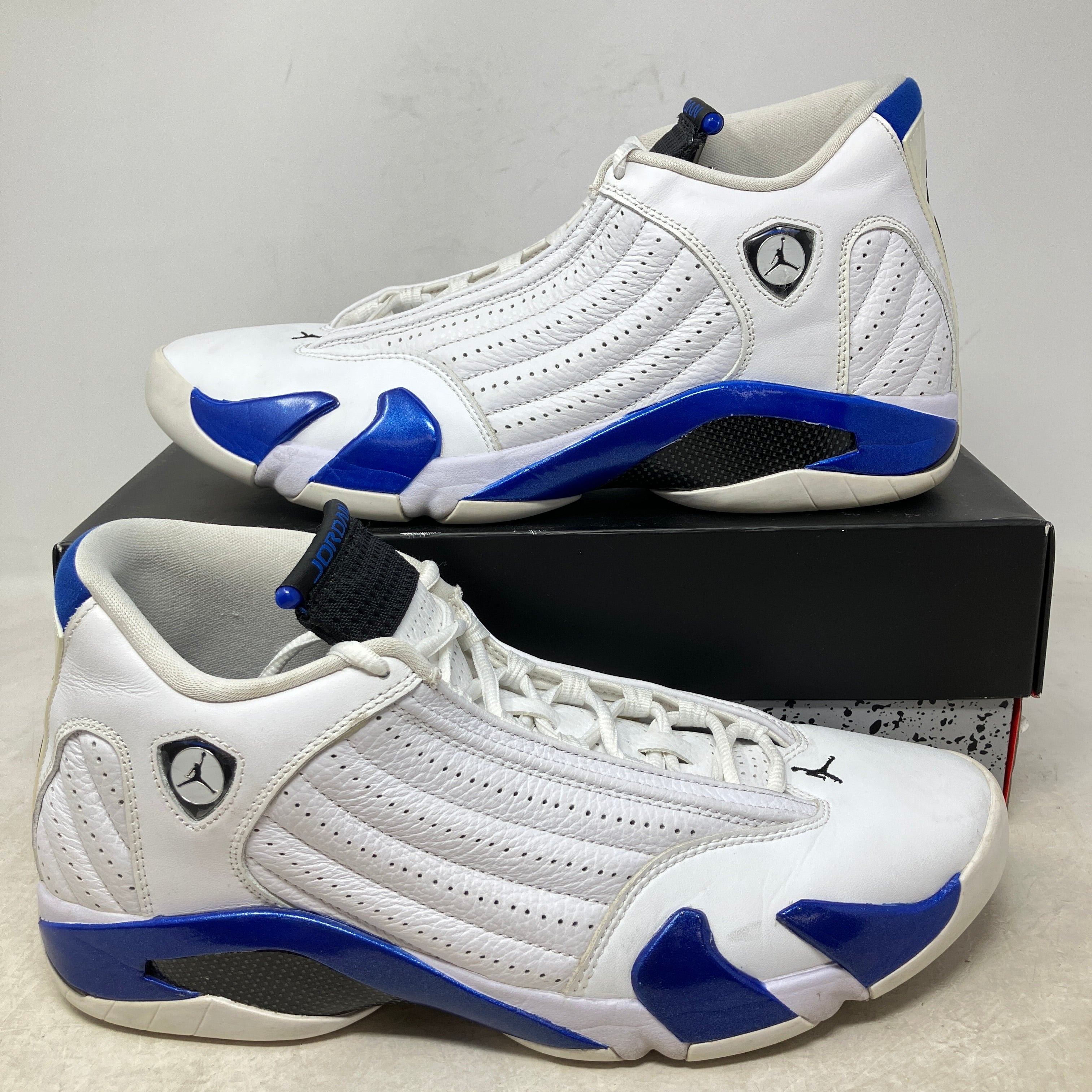 Jordan 14 Retro White Hyper Royal