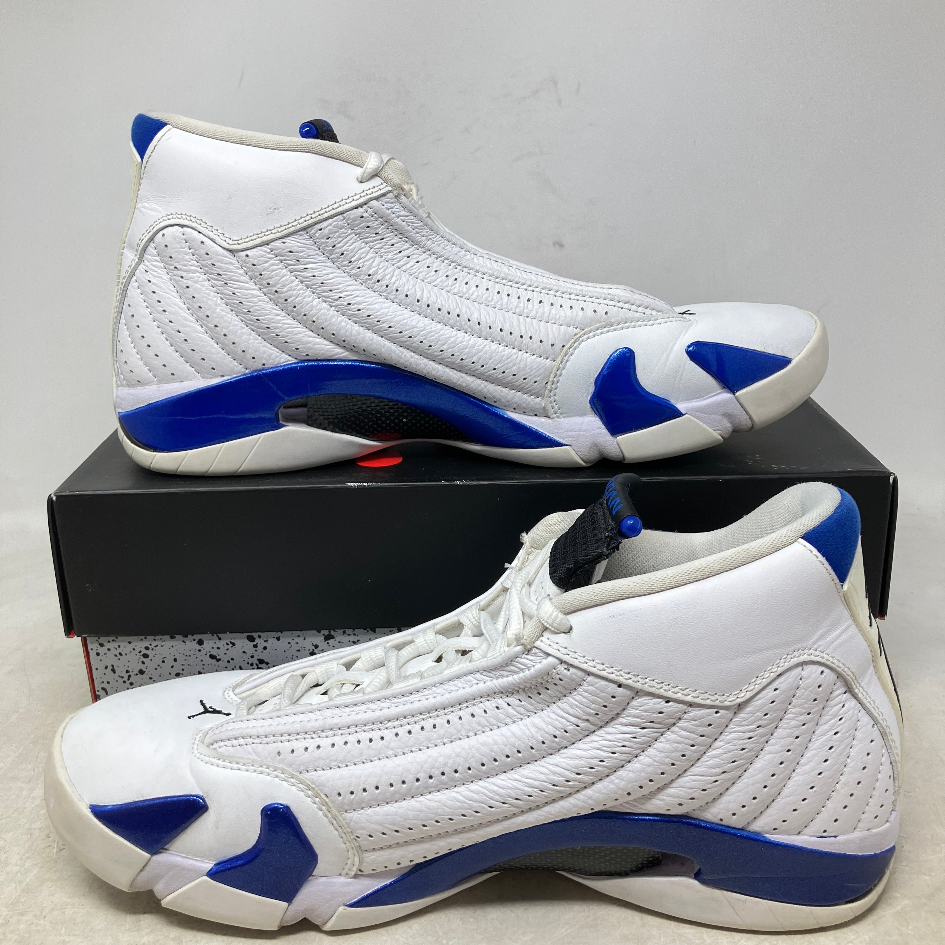 Jordan 14 Retro White Hyper Royal