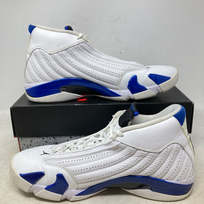 Jordan 14 Retro White Hyper Royal