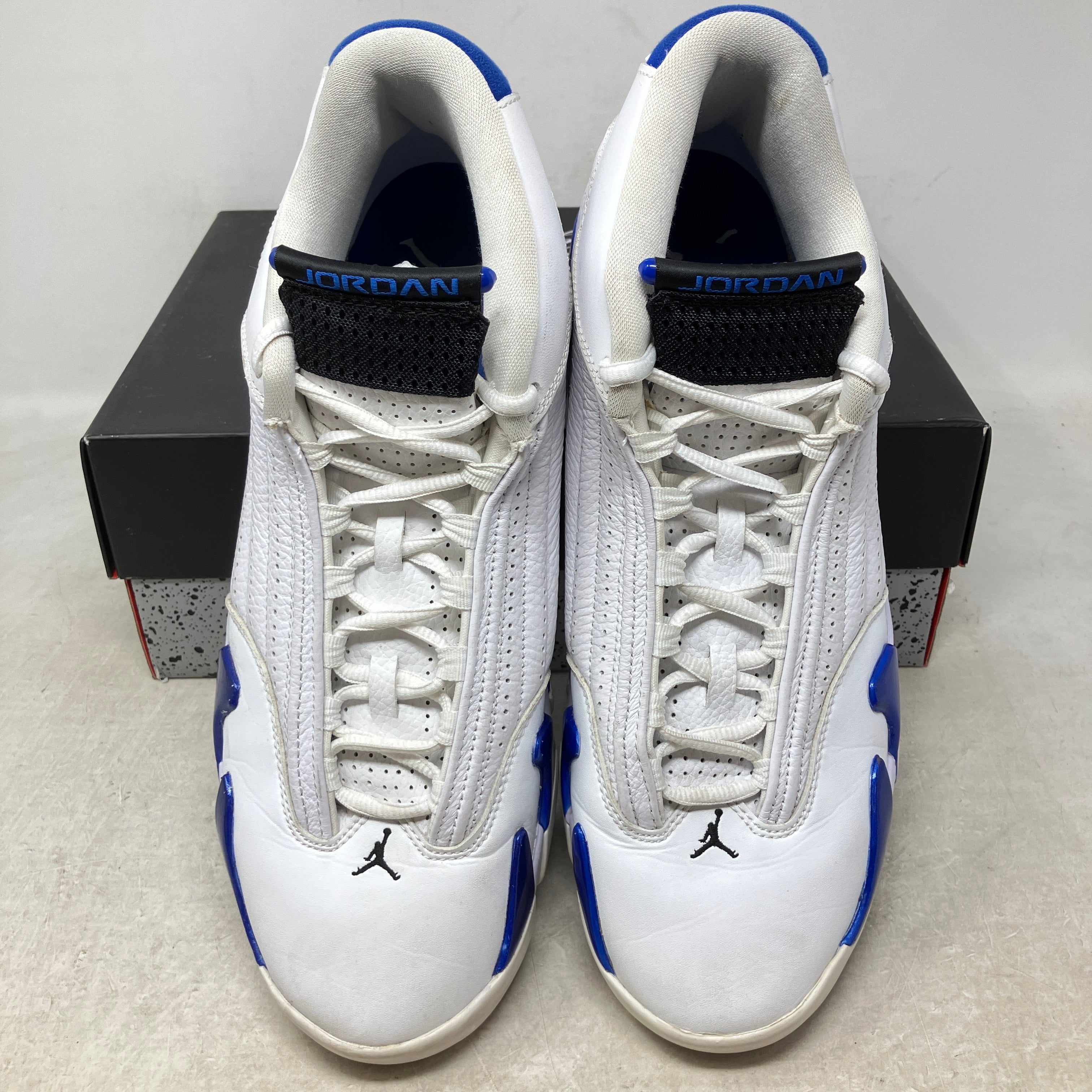 Jordan 14 Retro White Hyper Royal