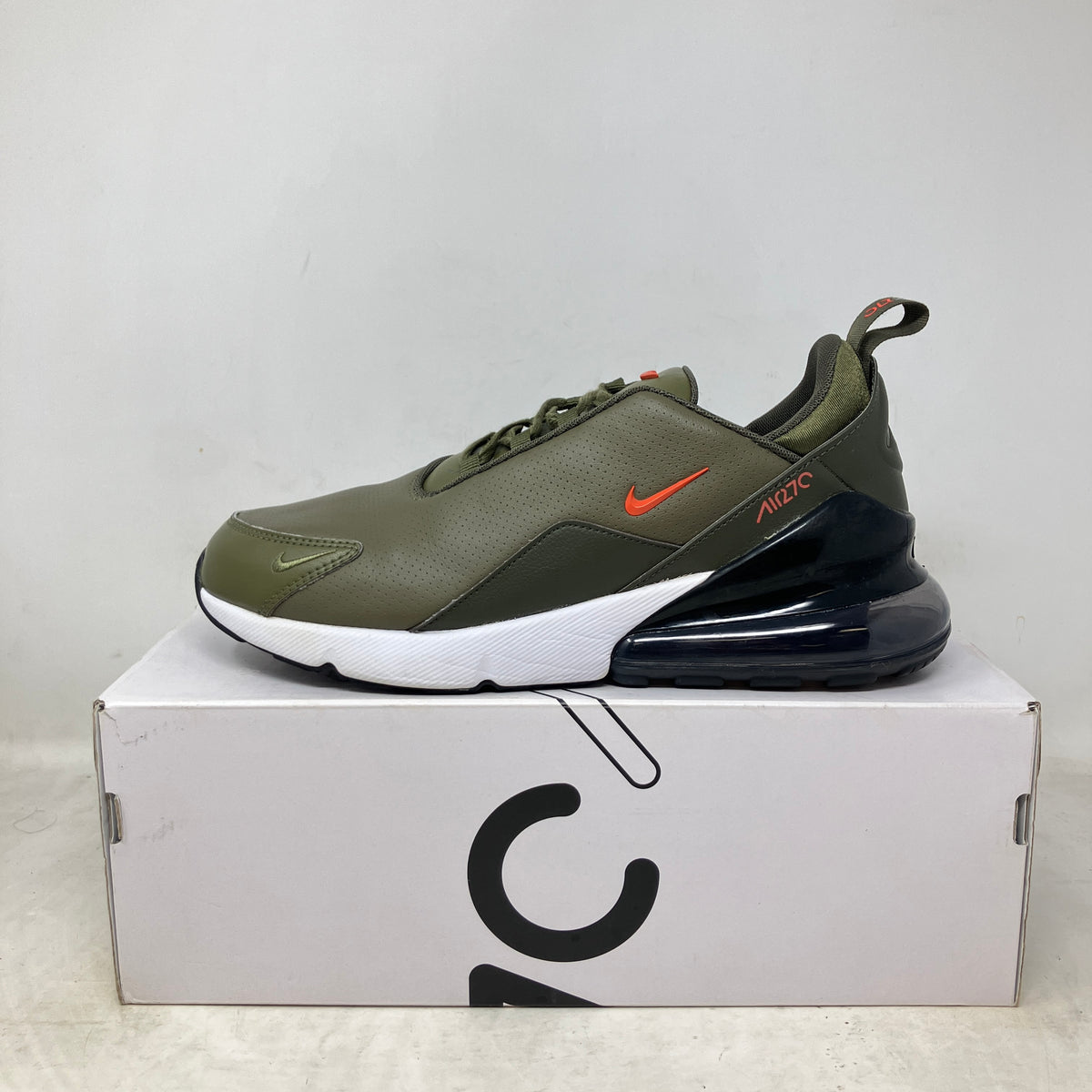 Nike Air Max 270 Premium Leather Olive