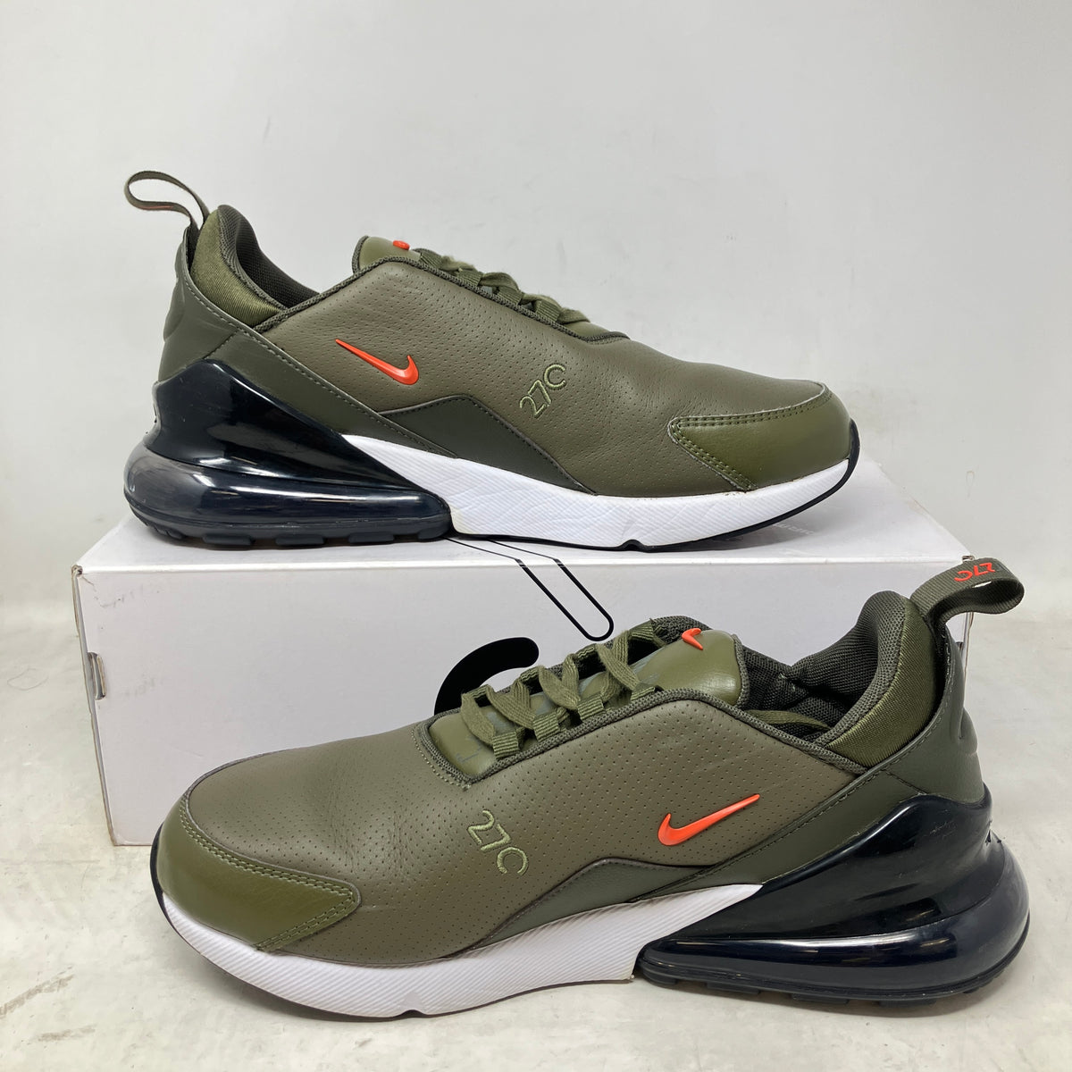 Nike Air Max 270 Premium Leather Olive