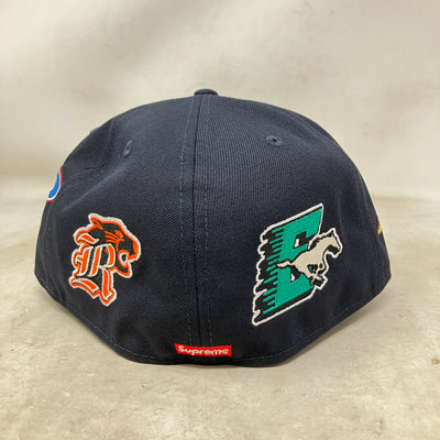 Supreme Mascots S Logo New Era 59Fifty Fitted Cap Navy
