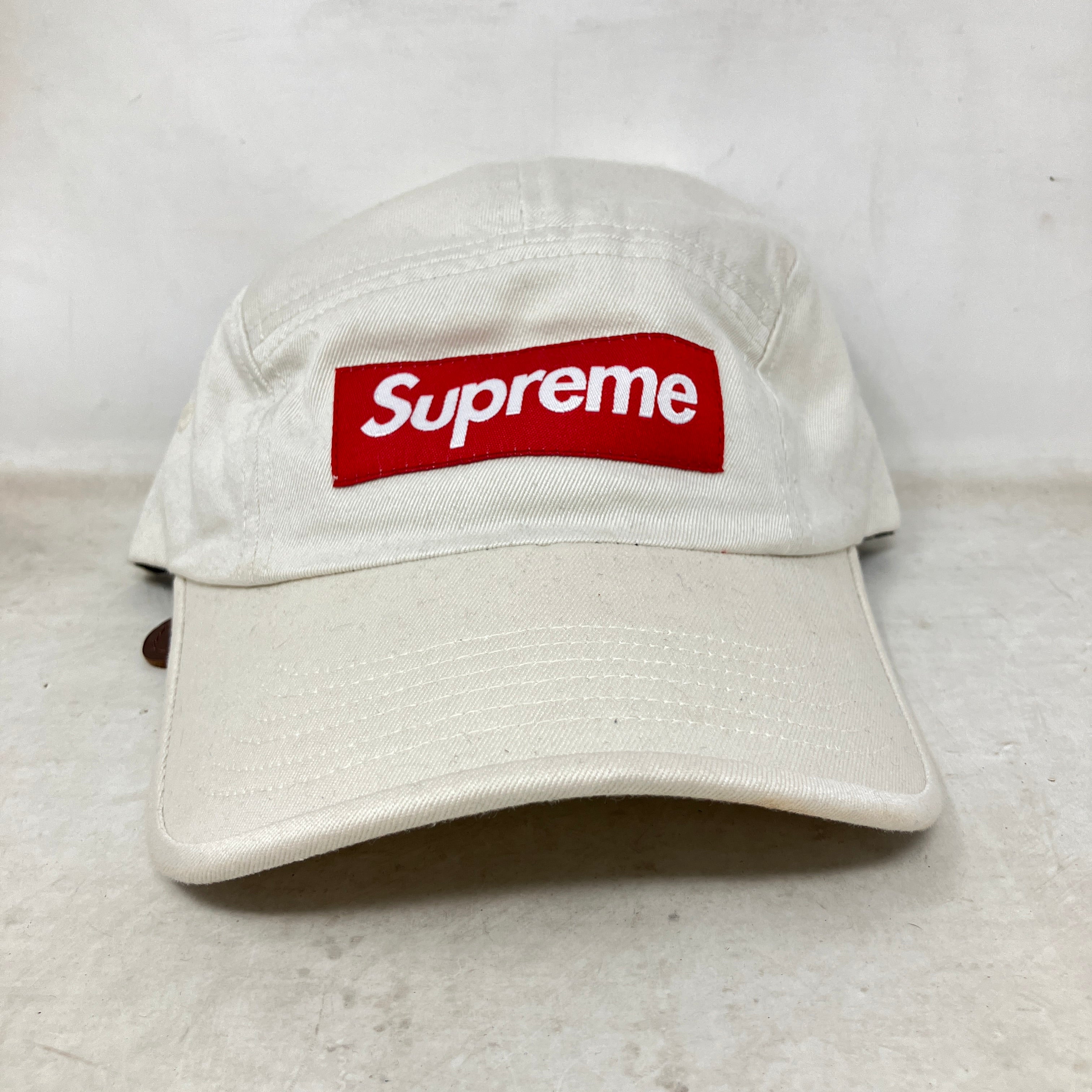Supreme Washed Chino Twill Camp Cap (FW20) Natural