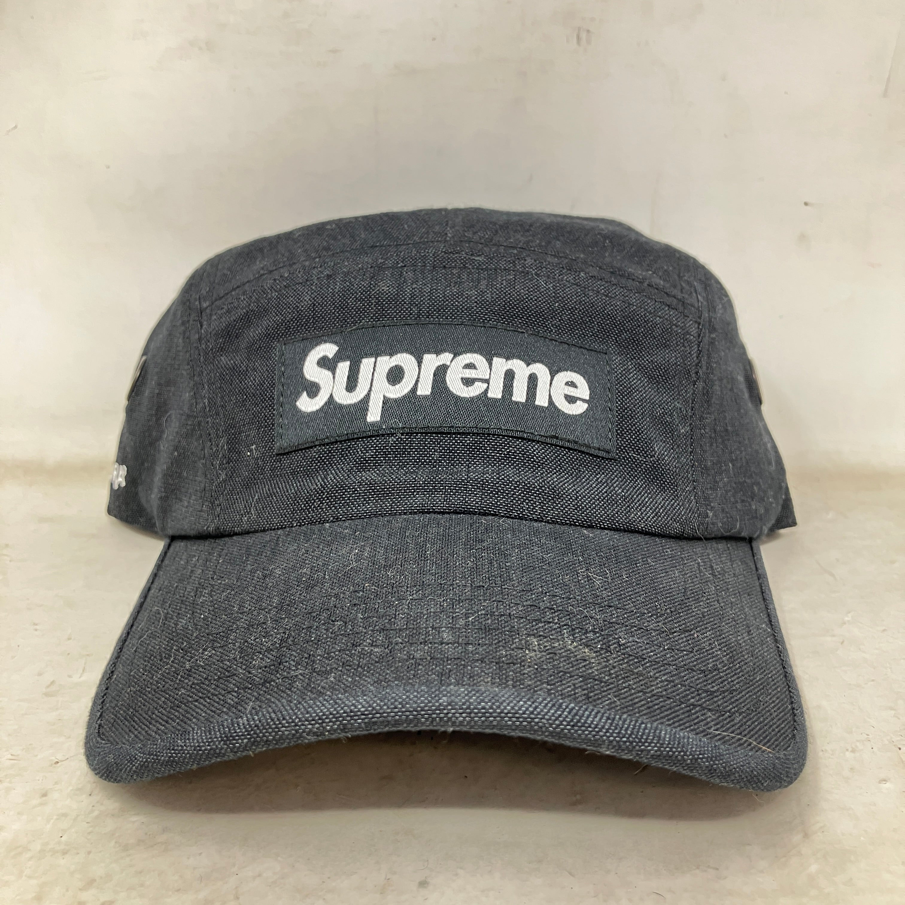 Supreme Brushed Cordura Camp Cap Black