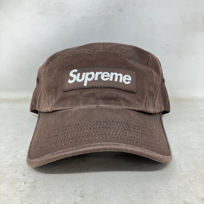 Supreme Washed Chino Twill Camp Cap (FW22) Brown
