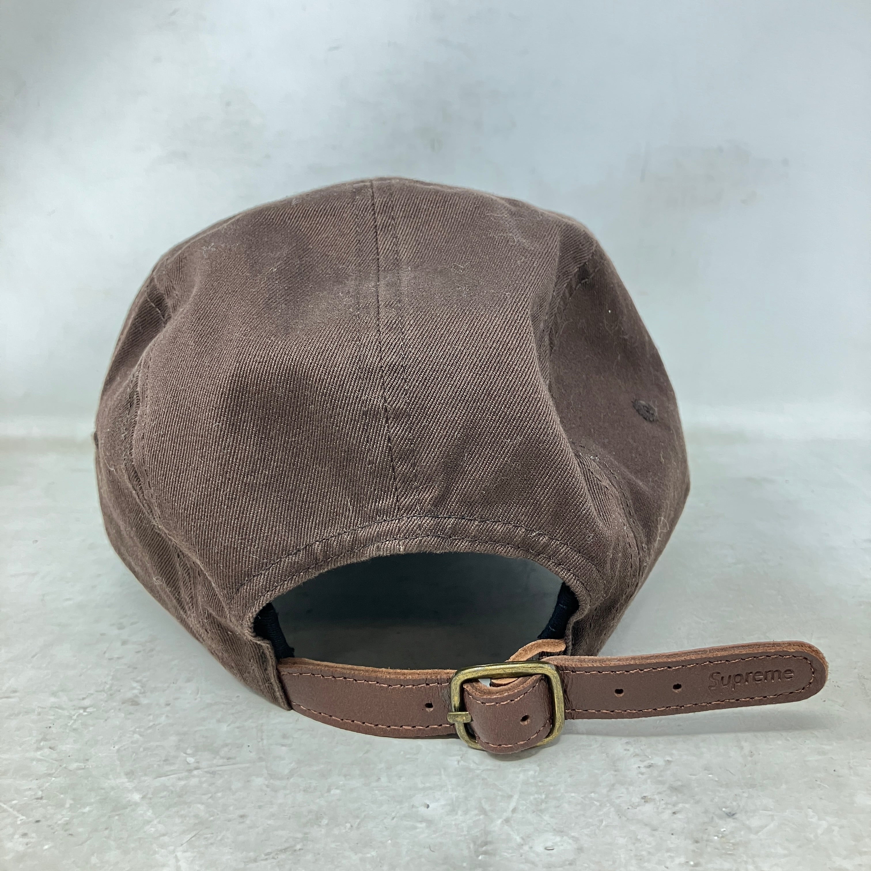 Supreme Washed Chino Twill Camp Cap (FW22) Brown