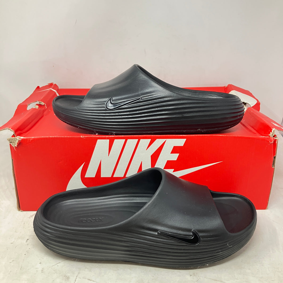 Nike ReactX Rejuven8 Slide Black