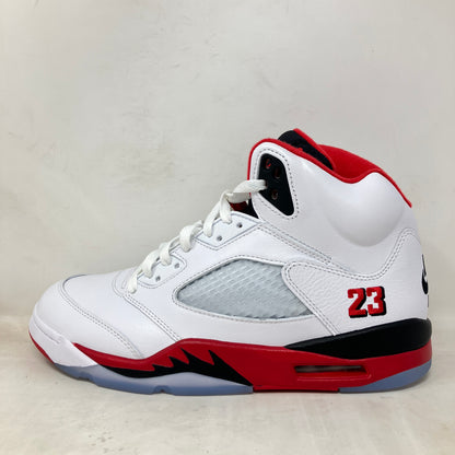 Jordan 5 Retro Fire Red Black Tongue (2025)