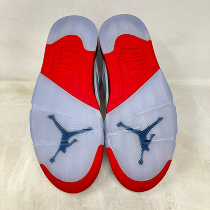 Jordan 5 Retro Fire Red Black Tongue (2025)