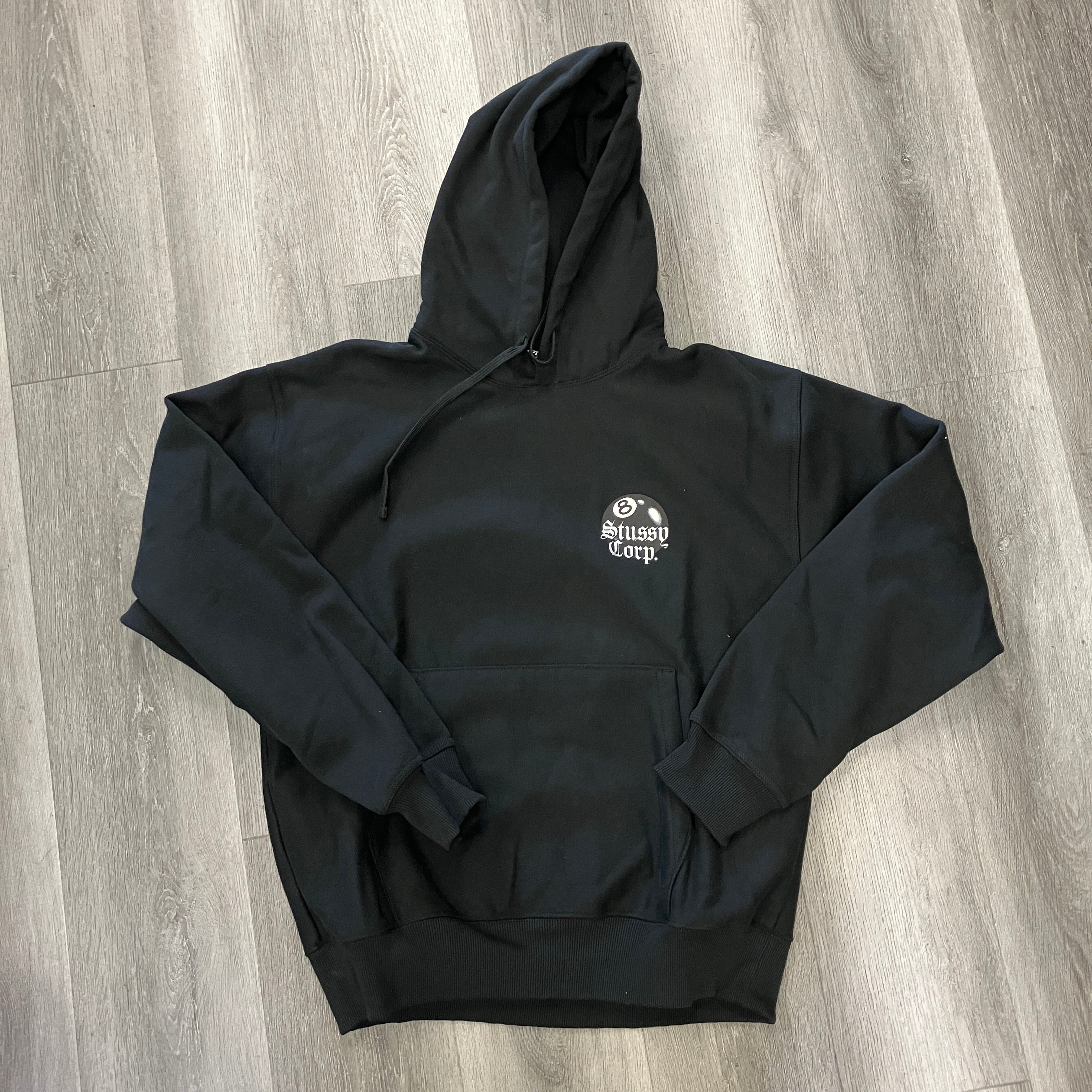 Stussy 8 Ball Corp. Hoodie Black