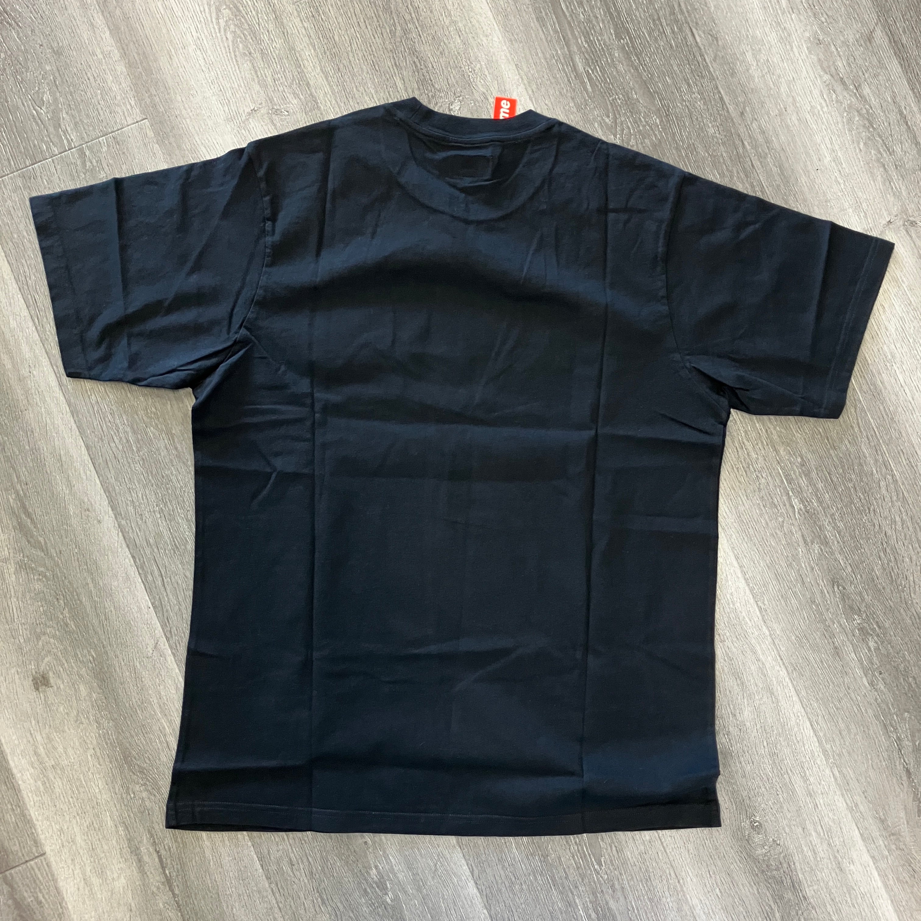 Supreme Intarsia Script S/S Top Black