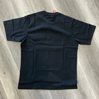 Supreme Intarsia Script S/S Top Black