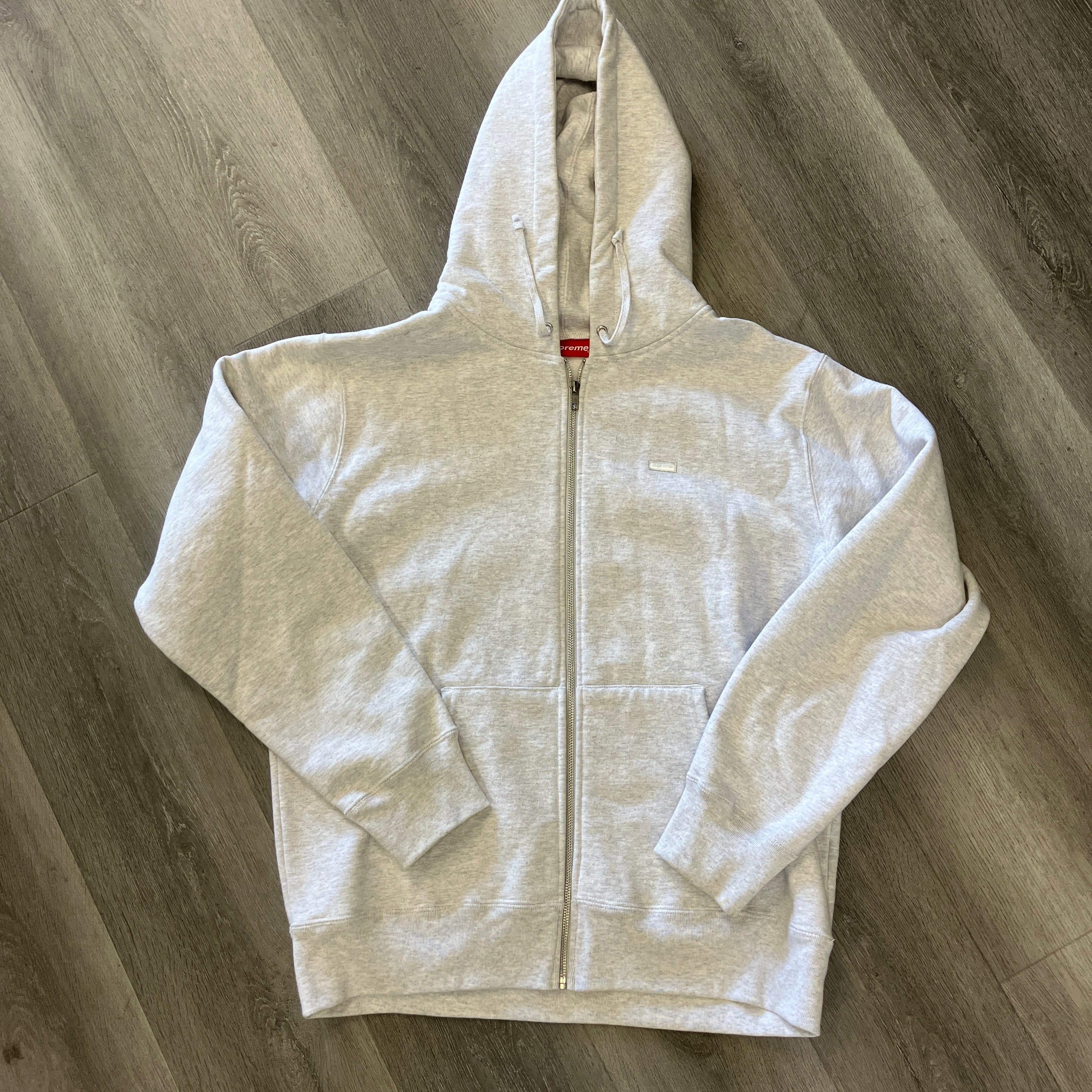 Supreme Reflective Small Box Zip Up Sweatshirt